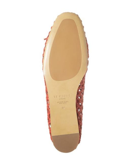 Le Monde Beryl Red Regency Woven Flat