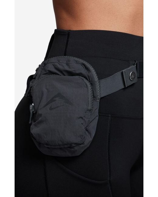 Nike Black Go Trail High Waist Pocket leggings With Detachable Pack
