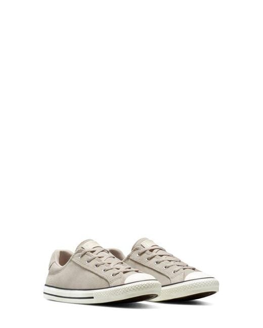 Converse White Chuck Taylor All Stair Dainty Suede Sneaker