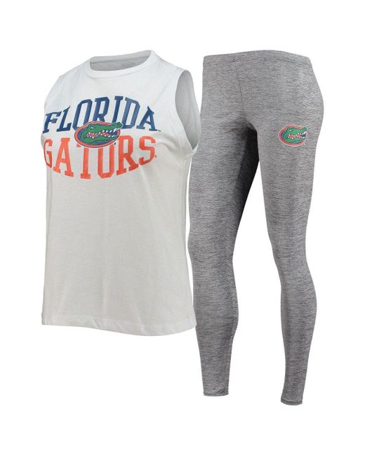 Concepts Sport /white Florida Gators Tank Top & leggings Sleep Set At ...