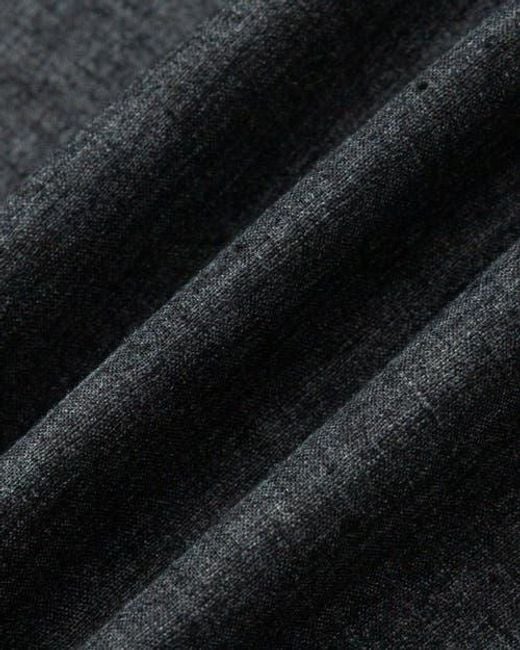 JUANA Black Hemp Blend Button Front Top