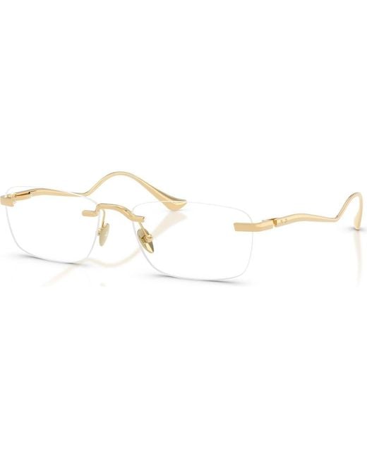 Ferrari Metallic 56Mm Rectangle Optical Glasses for men