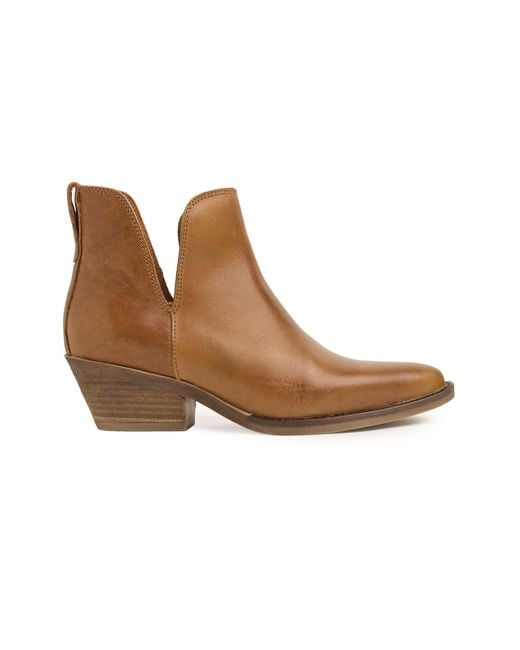 Celtic & Co. Brown Split Detail Ankle Boot