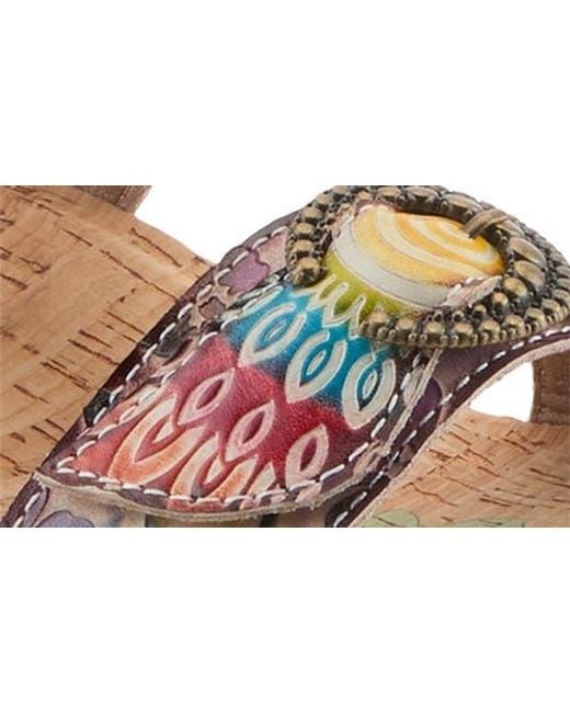 Spring Step Multicolor Colomecool Slingback Sandal