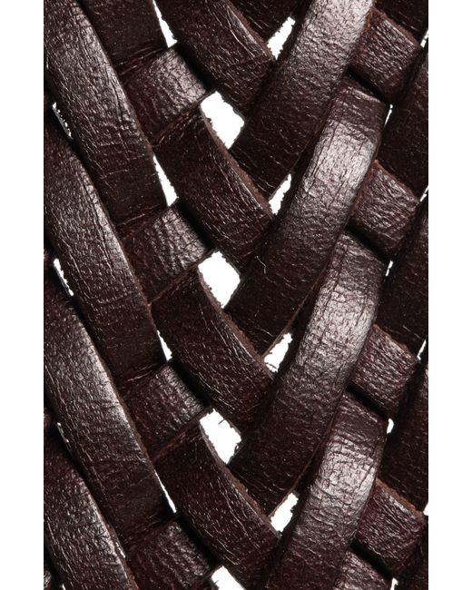 Madewell Black Woven Leather Belt