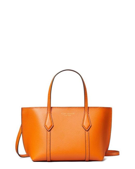 Tory Burch Orange Mini Perry Tote