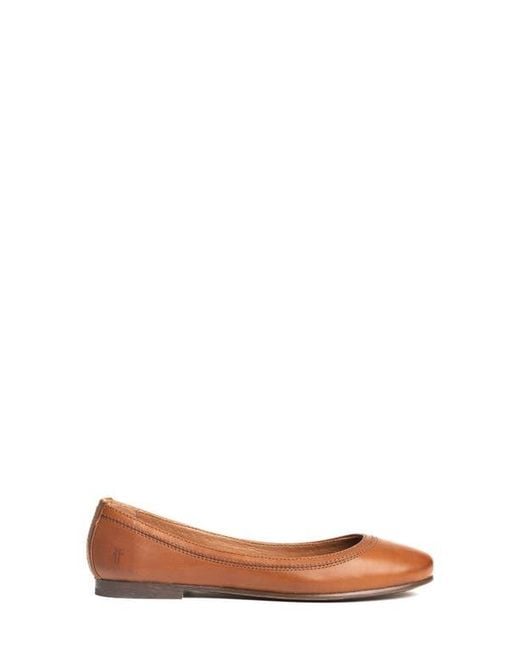 Frye Brown Carson Ballet Flat