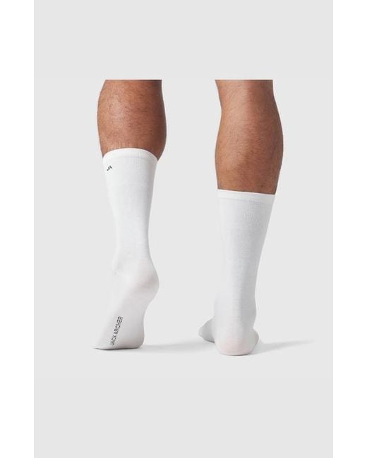 Jack Archer White Anytime Socks for men