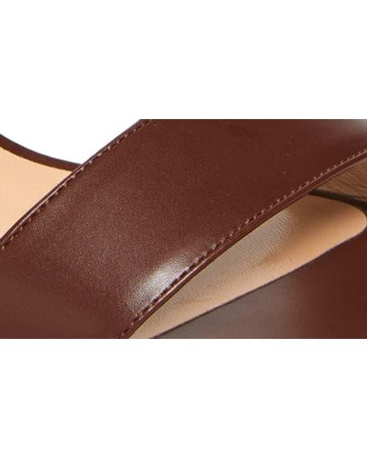 Tom Ford Brown Padlock Ankle Strap Sandal