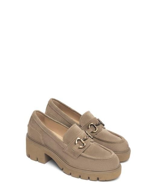 Nero Giardini Gray Lug Sole Loafer