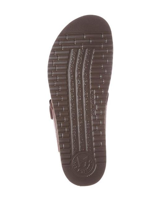 Mephisto Brown Helen Toe Loop Sandal