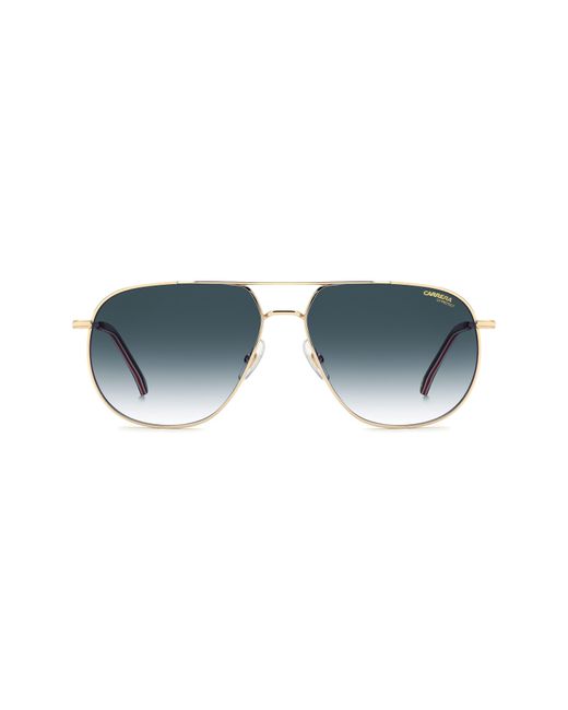 Carrera Blue 61Mm Gradient Navigator Sunglasses for men