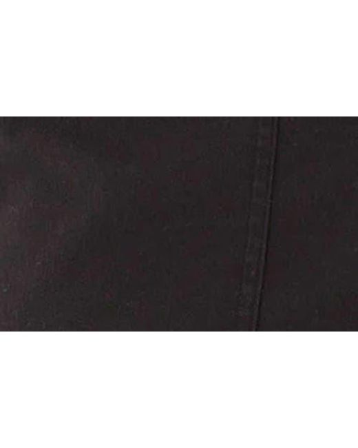 Threads For Thought Black Kendall Stretch Twill Utility Shorts