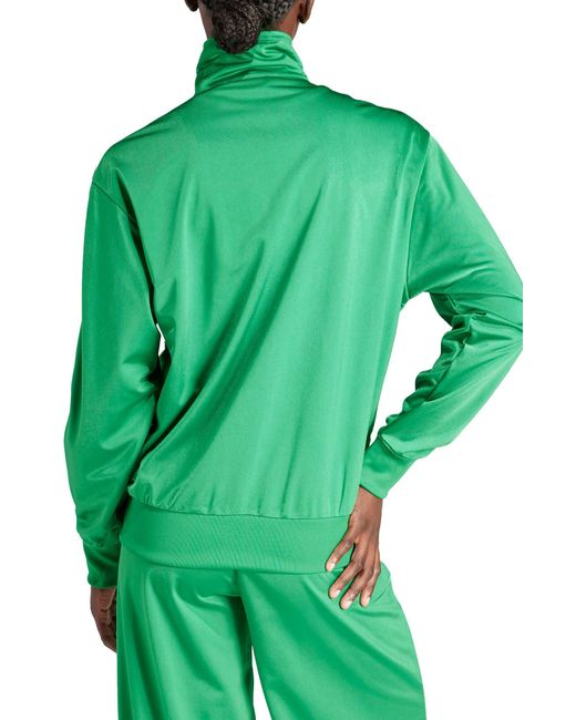 Adidas Green Firebird Recycled Polyester Track Jacket