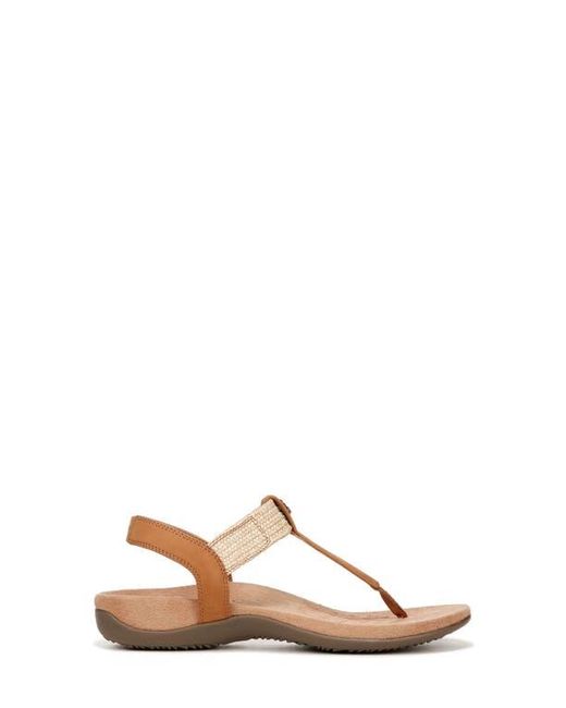 Vionic Brown Brea T-Strap Sandal