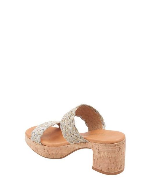 Andre Assous Pink Cairo Platform Sandal