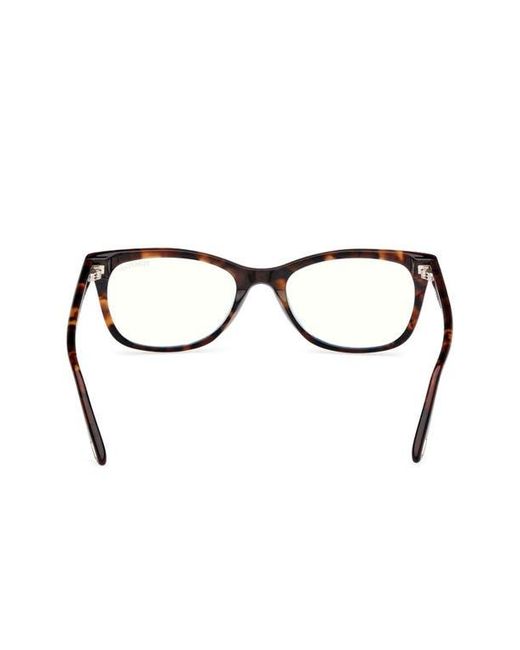 Tom Ford Brown 52Mm Square Light Blocking Glasses