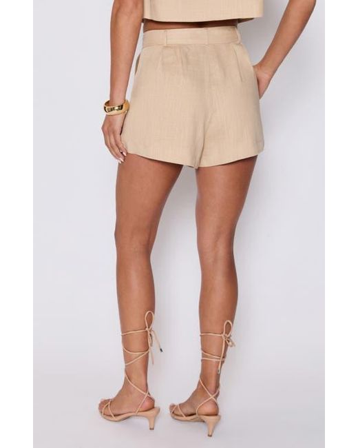Vici Collection Natural Natalie Tie Waist Shorts