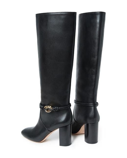 Loeffler Randall Black Goldy Tall Boot