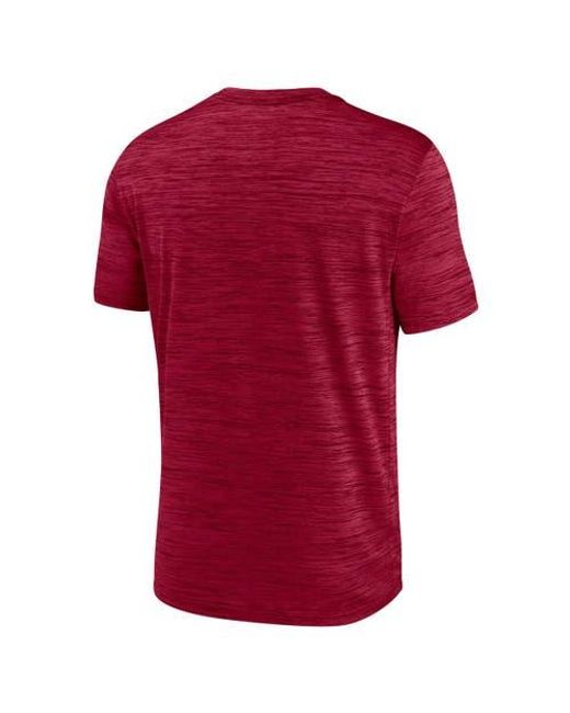 Nike Red Washington Commanders Velocity Performance T-Shirt for men