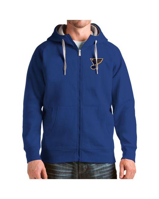 Antigua St. Louis S Logo Victory Full-zip Hoodie At Nordstrom in Blue ...