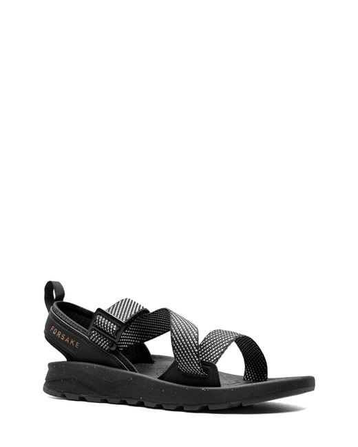Forsake Black Rouge Sandal for men