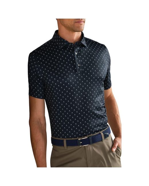 Rhone Blue Drive Time Performance Polo for men