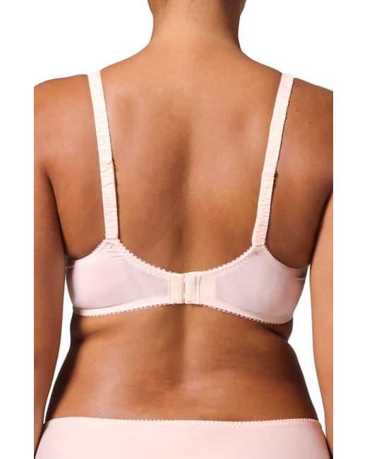 Simone Perele Pink Intrigue Sheer Full Coverage Underwire Plunge Bra