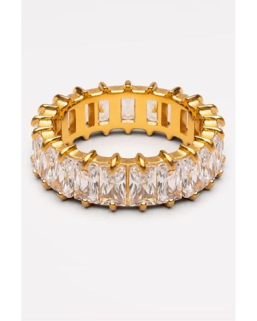 Atolea Metallic Eternity Ring