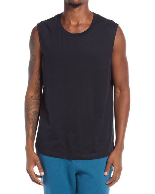 Alo Yoga Blue The Triumph Sleeveless T-shirt for men