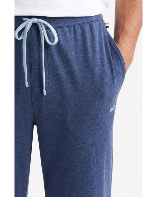 Boss Blue Mix Match Stretch Cotton Pajama Pants for men