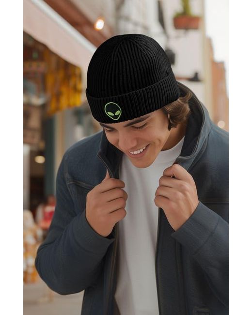 Alix Black Alien Watch Cap for men