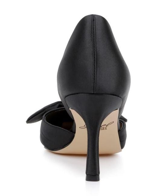 Badgley Mischka Black Emelia D'Orsay Pointed Toe Pump