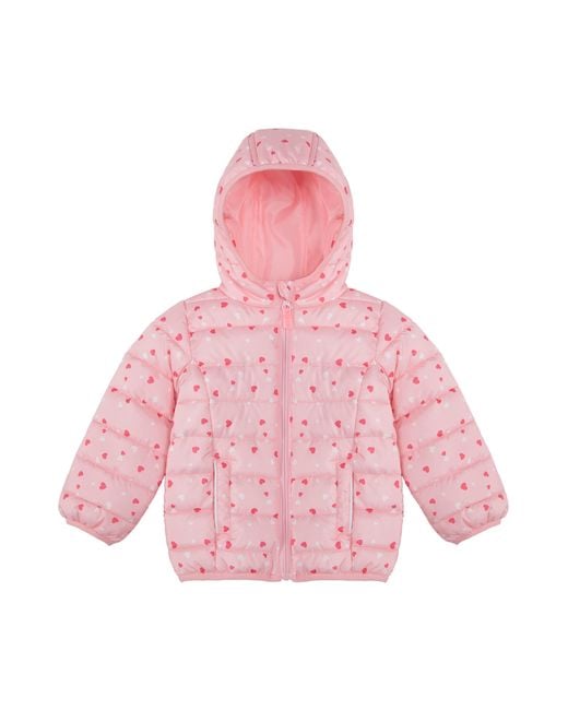 Rokka&Rolla Pink Lightweight Puffer Jacket