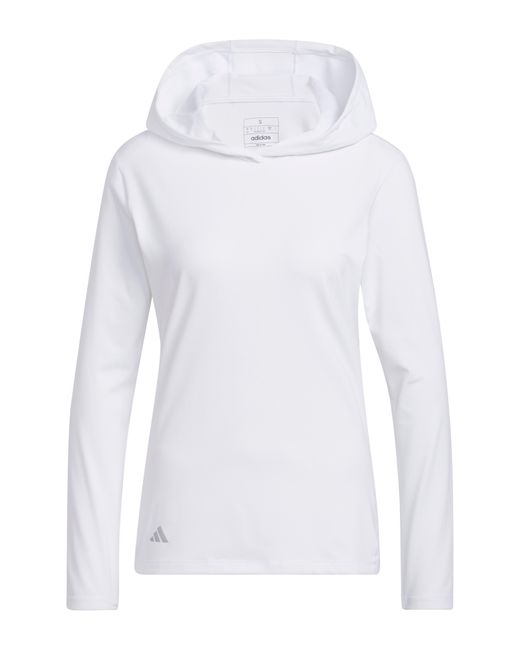 Adidas Originals White Essentials Performance Golf Hoodie