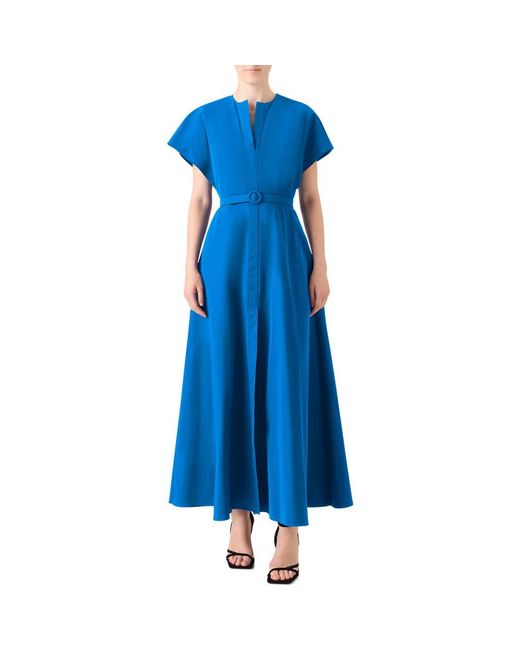 akris punto blue dress Akris Punto Purple Dress  Chic Consignment LLC