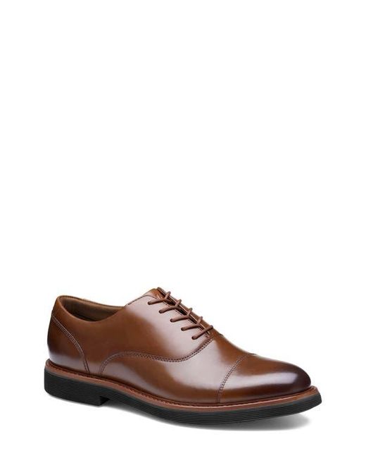 Johnston & Murphy Brown Tyson Cap Toe Oxford for men