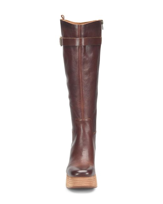 KorkEase Korkease Becky Platform Knee High Boot in Brown Lyst