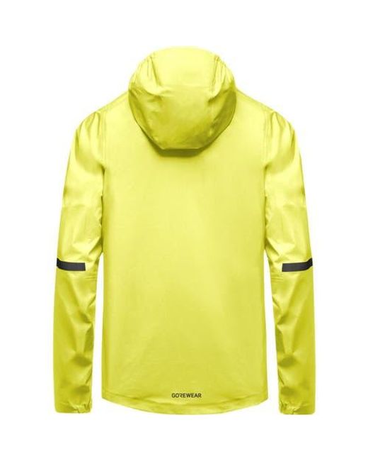 Gore Wear Yellow Lupra 2.0 Gore-Tex Hooded Jacket for men