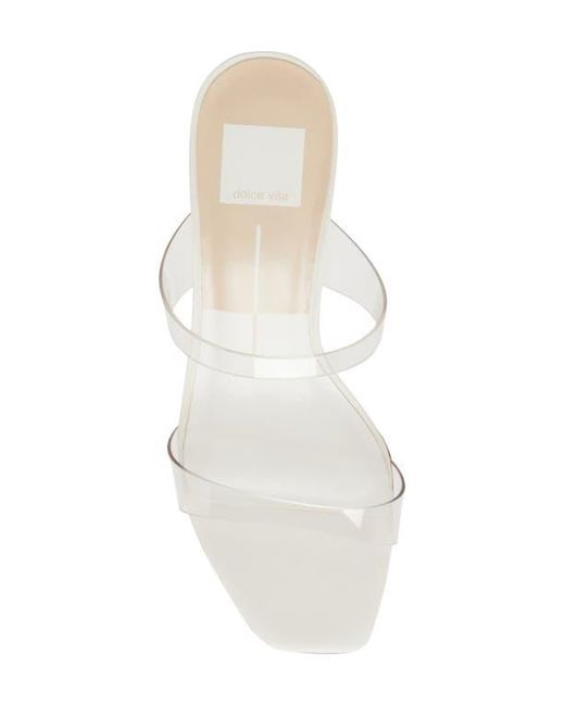 Dolce Vita White Genora Slide Sandal