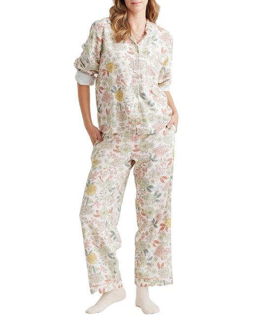 Papinelle Karolina Floral Print Sateen Pajamas Lyst