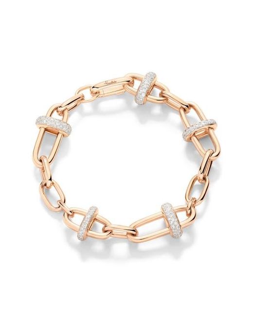 Pomellato Metallic Iconica Diamond Link Bracelet