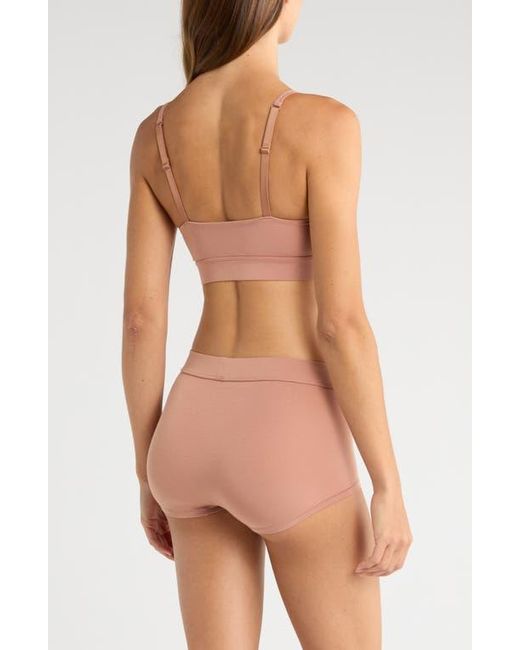 OXER Brown Luxe Icon Stretch Modal Adjustable Bralette