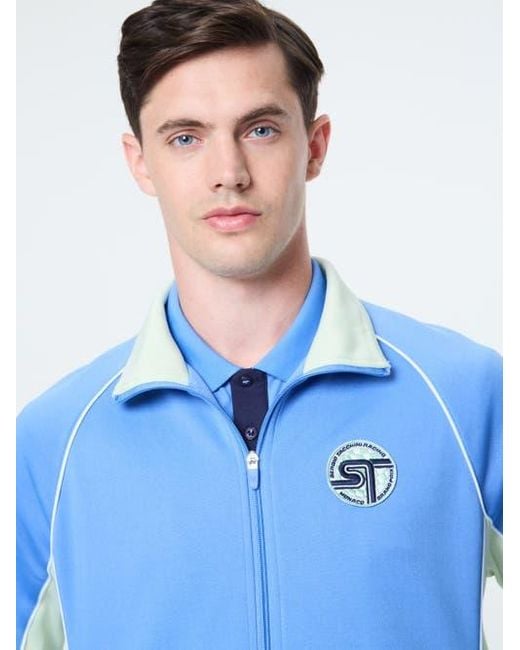 Sergio Tacchini Blue Corsa Track Jacket for men