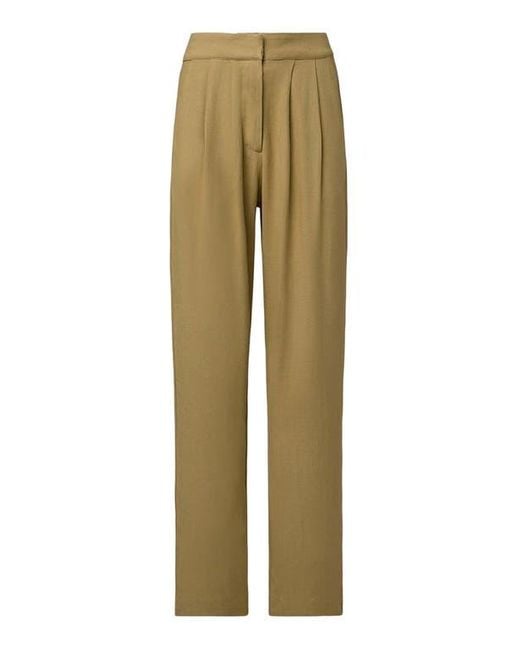 WeWoreWhat Natural Linen Trouser