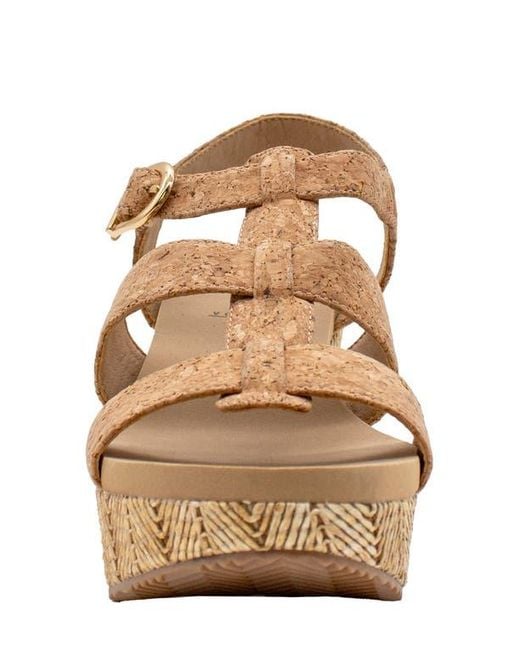 Volatile Natural Crimini Platform Wedge Sandal