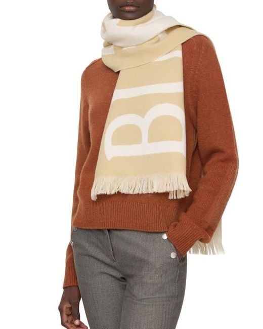 Burberry Natural Scarfs