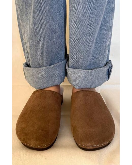 KUNSTEN Multicolor Ella Genuine Shearling Lined Clog