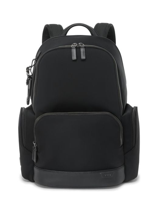 Tumi Black Harrison Hadden Backpack for men