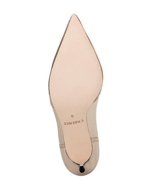 L'Agence White Amandine Pointed Toe Pump